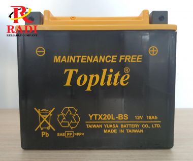 TOPLITE YTX20L-BS (12V - 18AH)