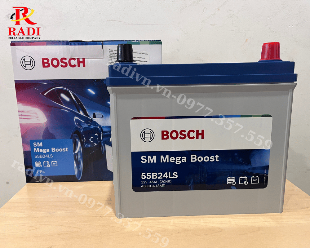 ắc quy Bosch 55B24LS