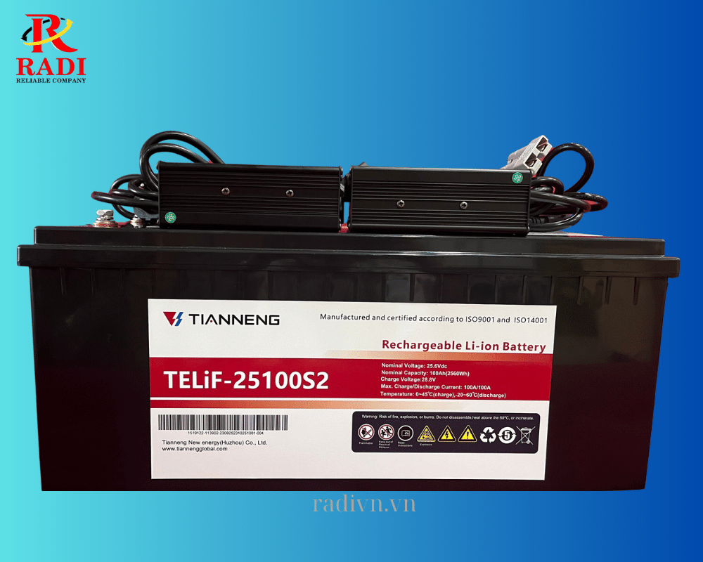 Pin Tianneng TELiF-25100S2 an toàn hiệu suất cao
