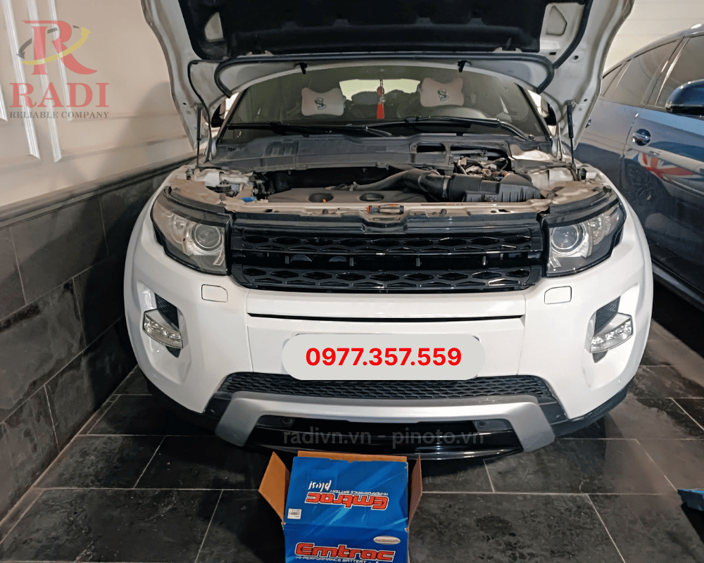 bình ắc quy Range Rover Evoque