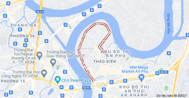 Vị trí đường Nguyễn Văn Hưởng