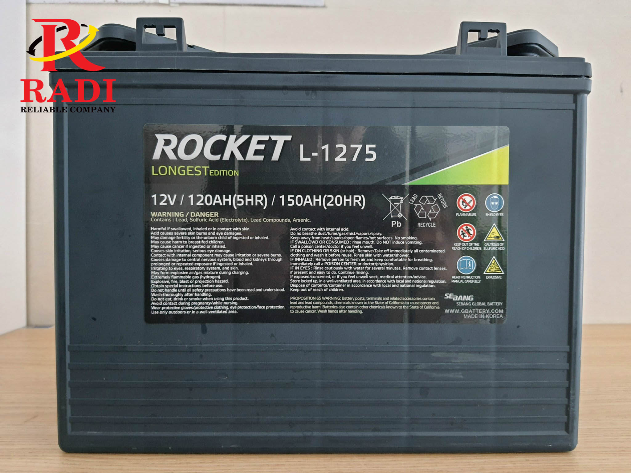 Ắc quy Rocket L-1275