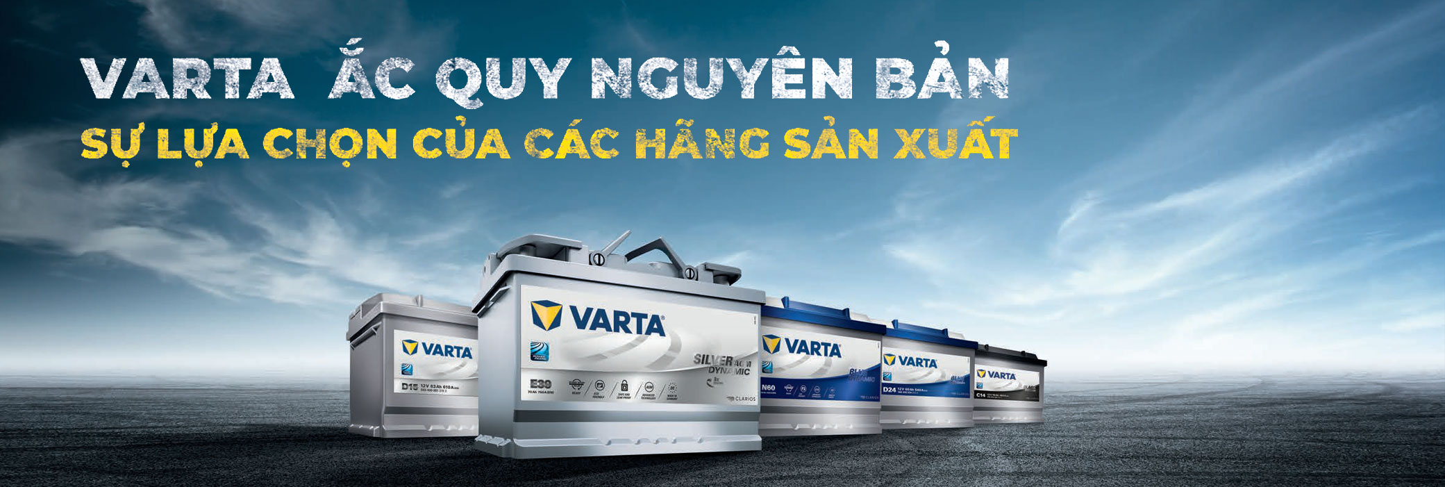 Các dòng sản phẩm Varta tại Việt Nam