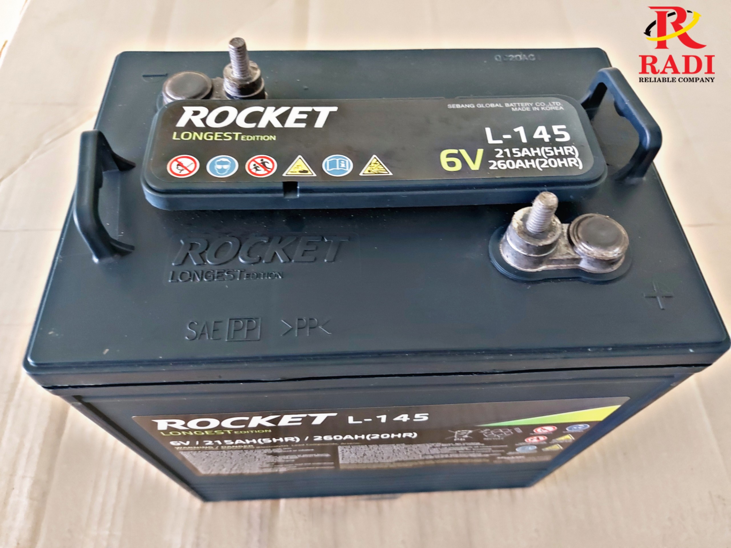 Rocket Longest L-105 Batterie 6 Volt 225Ah